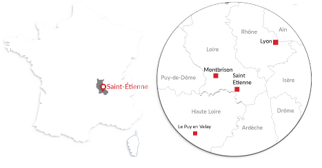 Présent en Rhône Alpes et sur toute la france